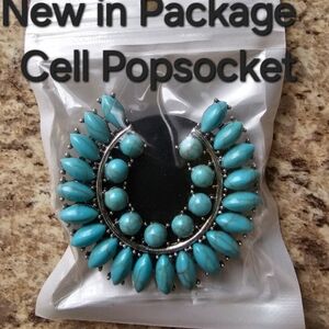 5 piece lot, western longhorn ring, rose ring, jade studs, jade bead bracelet